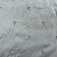 Inessa Fabric Silk Fabric - Floral Embroidered With Jewels, 54" Width (1 Yard)