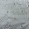 Inessa Fabric Silk Fabric - Floral Embroidered With Jewels, 54" Width (1 Yard)