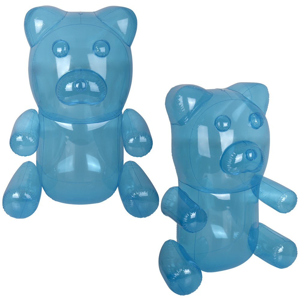 Inflatable Blue Yummy Bear (1 PC)