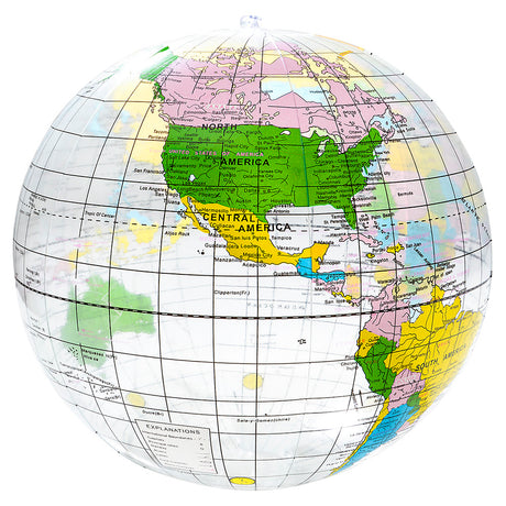 Clear Globe Inflate (1 DZ)