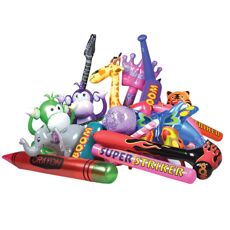 Inflatable Assortment 24-40" (48 Pc Pack)