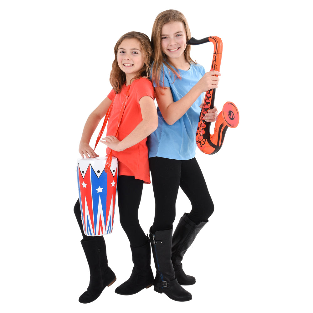 Inflatable Rock Band Instrument Kit (24 Pc Pack)