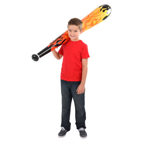 Inflatable Baseball Bat Jumbo Flame (1 DZ)