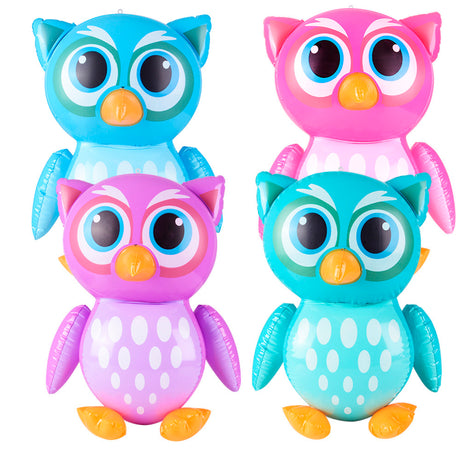 Owl Inflatable Toy (1 Dozen)