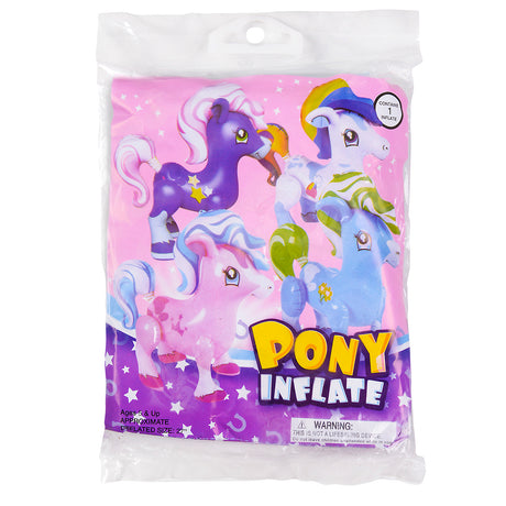 Colorful Pony Inflates (1 DZ)