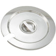 Winco Inset Cover Stainless Steel, 7 Quart