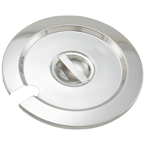 Winco Inset Cover Stainless Steel, 7 Quart