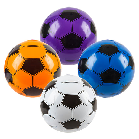 Soccer Ball Inflatable Assorted Colors (1 DZ)