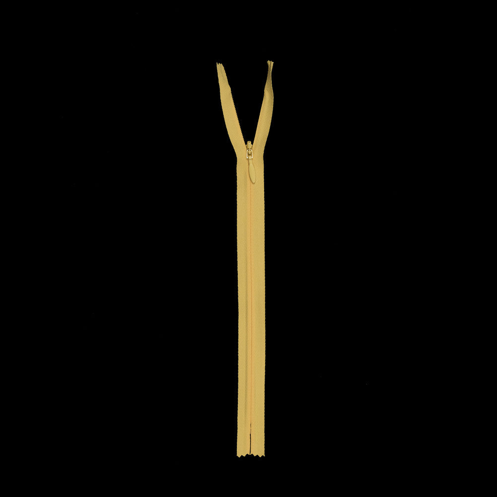 Invisible Zipper 9" by YKK - 116 Empire Yellow
