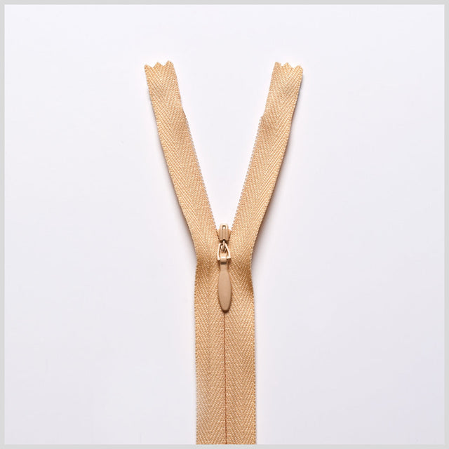Invisible Zipper 9" by YKK - 128 Light Khaki