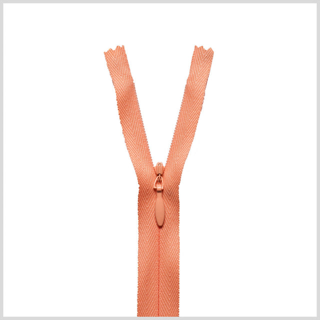 Invisible Zipper 9" by YKK - 522 Creamsicle