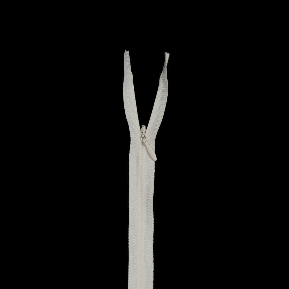 Invisible Zipper 9" by YKK - 801 Winter White
