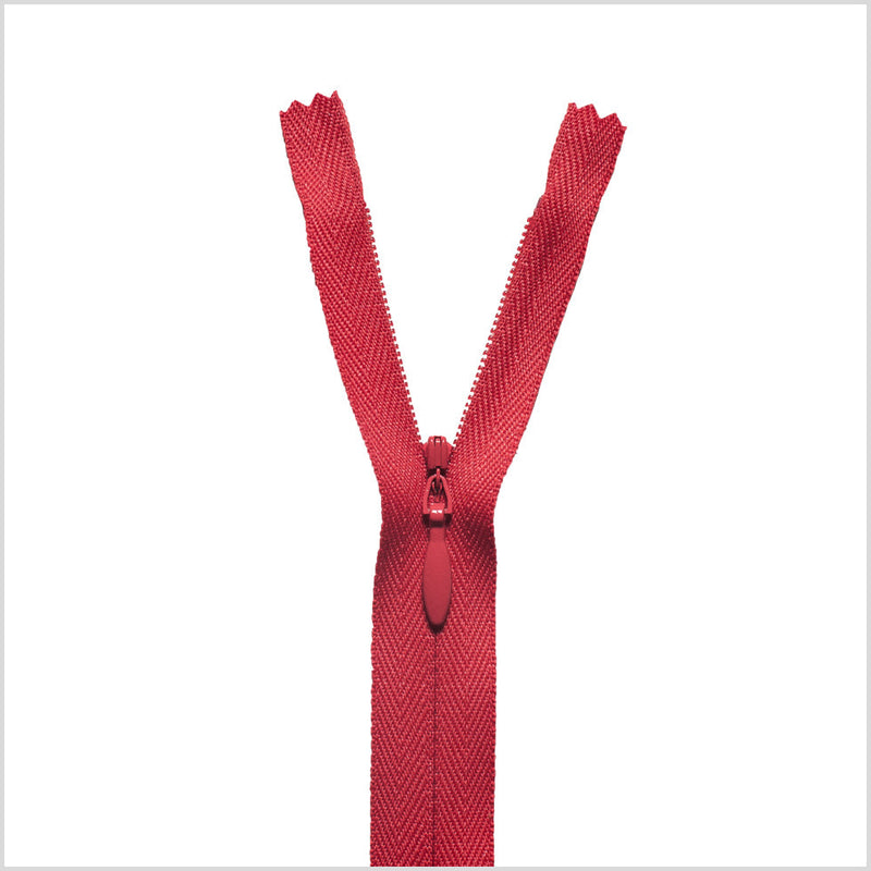 Invisible Zipper 9" by YKK - 818 Red