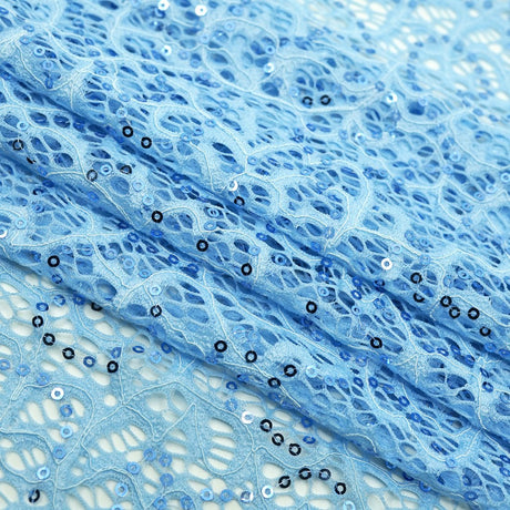 Stretch Lace Sequin Fabric