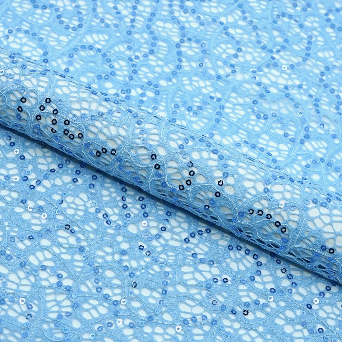 Stretch Lace Sequin Fabric
