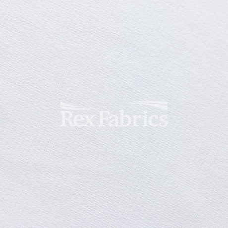 ITY Polyester Spandex Fabric - White Solid, 58/60" Width (1 Yard)