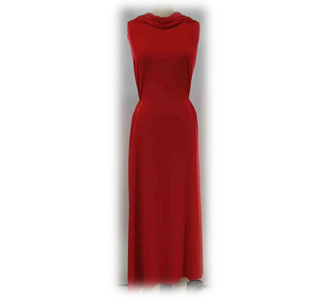 ITY Red Polyester Spandex Fabric - Red, 58/60" Width