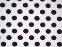 1 Yard ITY Knit Polka Dot Print Fabric for Stylish Apparel 60 Inches Wide