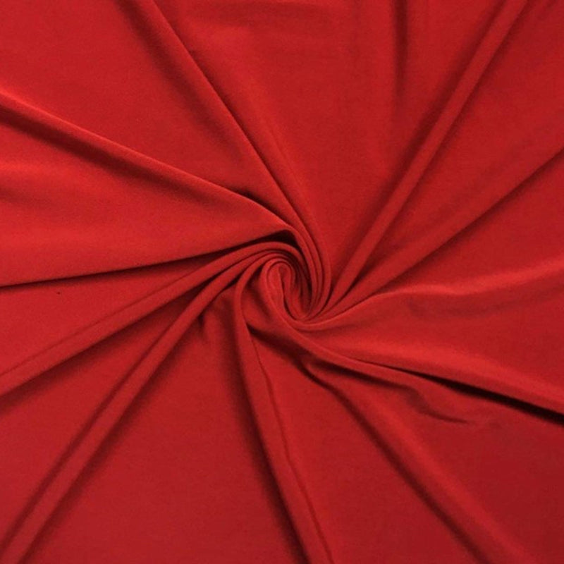 1 Yard ITY Red Stretch Jersey Knit Fabric 58/60 Inche Wide