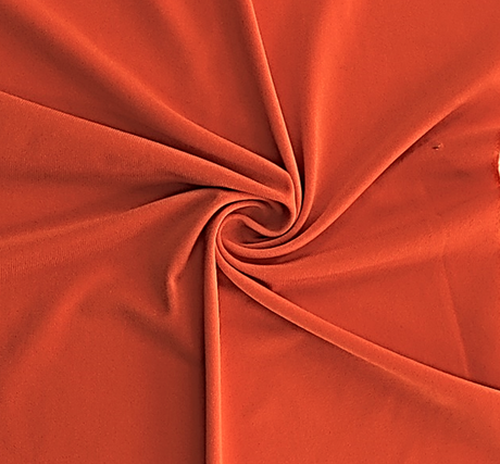 ITY Orange Polyester Spandex Fabric - Orange, 58/60" Width