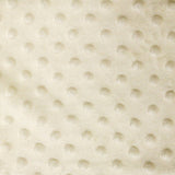 Minky Dimple Dot Faux Fur Fabric - 100 Percent Polyester, Embossed Dimple Dot, 60" Width (1 Yard)