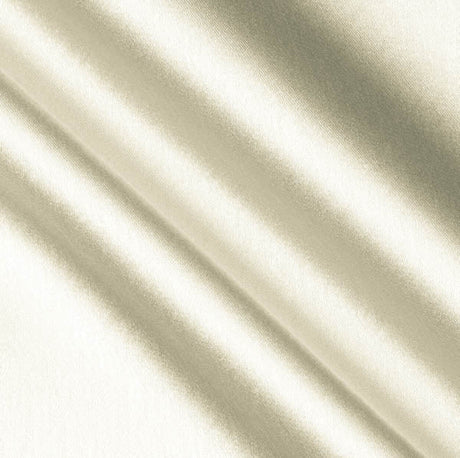 Ivory Crepe Back Satin Fabric,