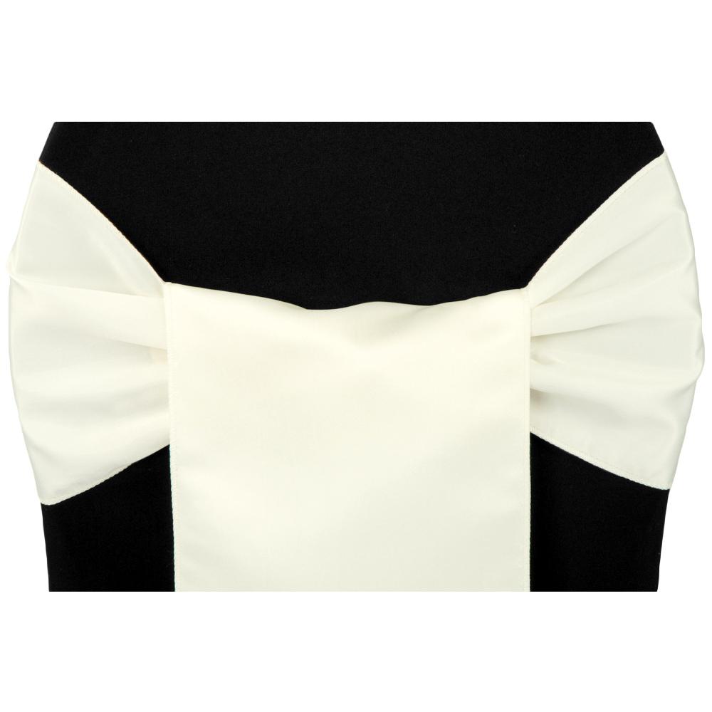 (12 Pack ) Ivory Bridal Satin Sash