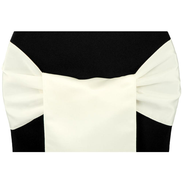(12 Pack ) Ivory Bridal Satin Sash