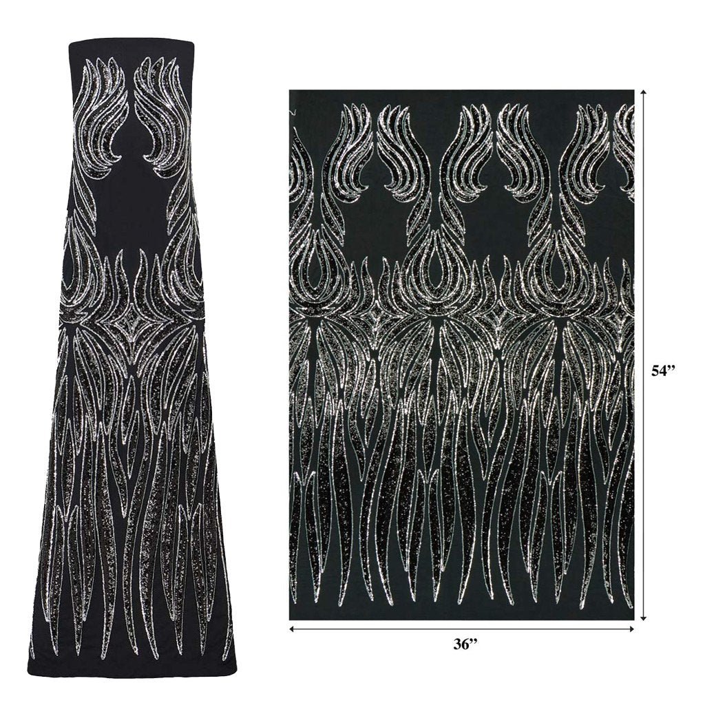 Sequin Mesh Stretch Fabric