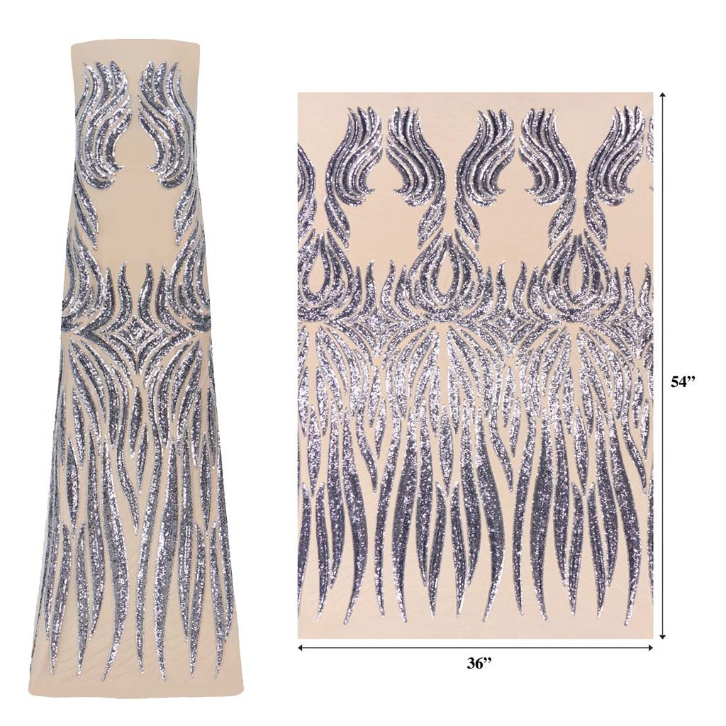 Sequin Mesh Stretch Fabric