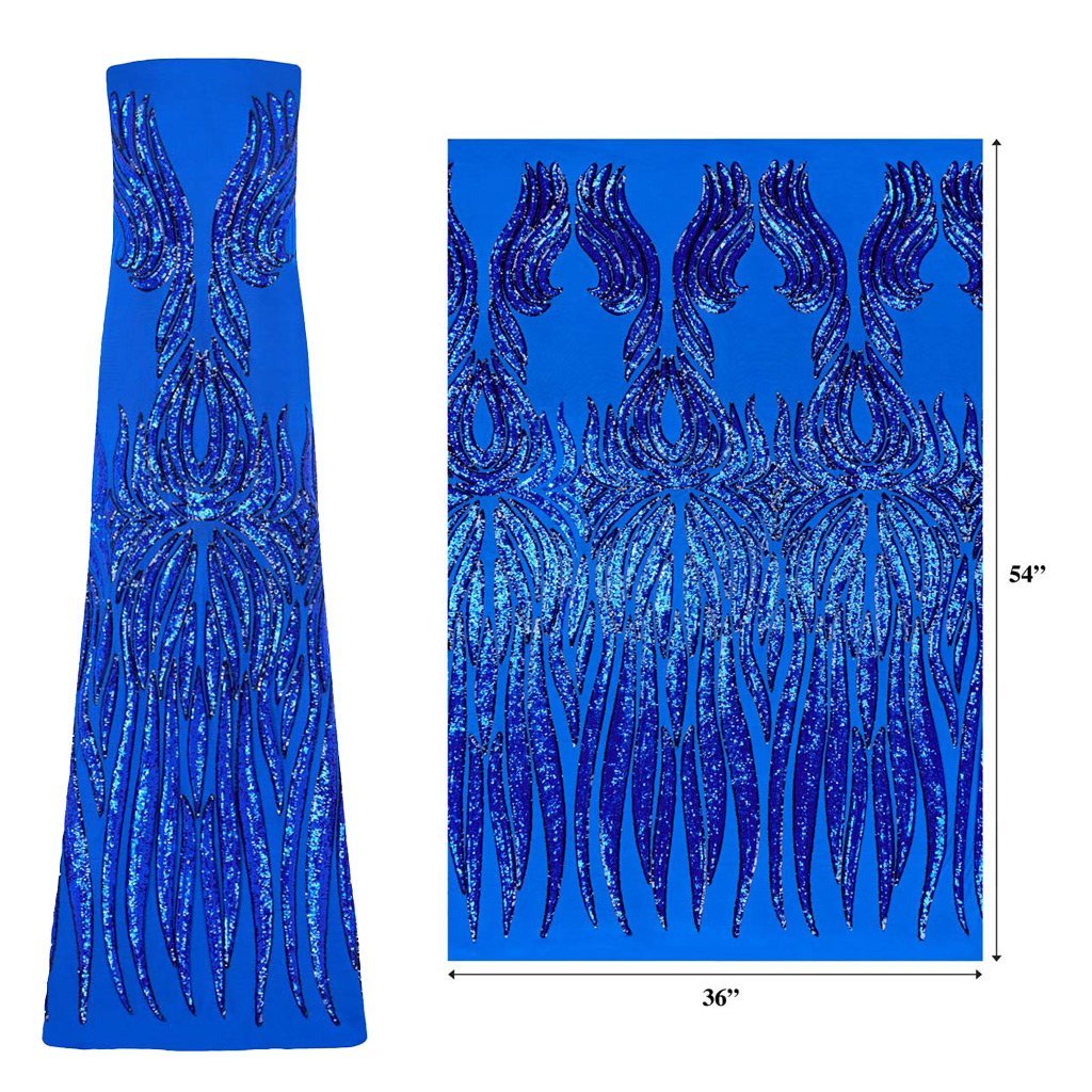 Sequin Mesh Stretch Fabric