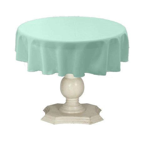 Dull Bridal Satin Fabric - Solid Color, 51" Round (1 Piece)