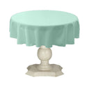 Tablecloth Dull Bridal Satin Fabric - 54" Round, Color Options (1 Piece)