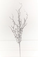 32" Silver Iced Sequin Bead Spray