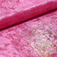 Foil Printed Stretch Velvet Anaconda