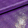 Foil Printed Stretch Velvet Anaconda