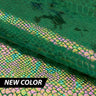 Illusion Anaconda Polyester Spandex Stretch Velvet Fabric - Iridescent Foil Print, 58/60" Width (1 Yard)
