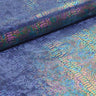 Foil Printed Stretch Velvet Anaconda
