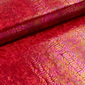 Foil Printed Stretch Velvet Anaconda