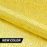 Foil Printed Stretch Velvet Anaconda
