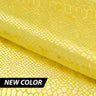 Illusion Anaconda Polyester Spandex Stretch Velvet Fabric - Iridescent Foil Print, 58/60" Width (1 Yard)