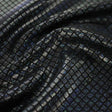 Foil Printed Spandex Black