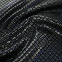 Foil Printed Spandex Black