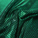 Foil Printed Spandex Black