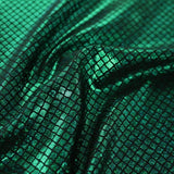 Foil Printed Spandex Black