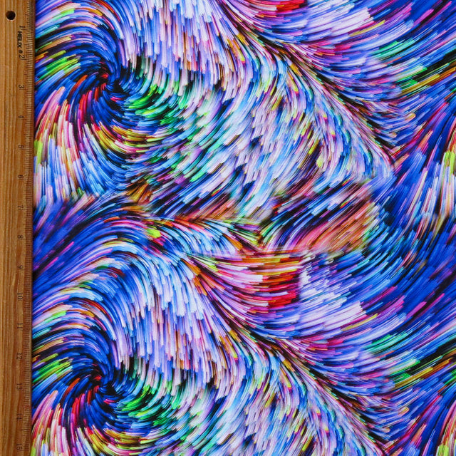 Swim Knit Nylon Spandex Imagine Abstract Print