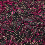 In Flight Embroidered Mesh Polyester Fabric - Embroidered Sequins, 57/58" Width (1 Yard)