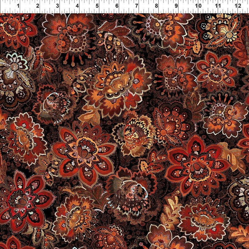 Quilting Cotton Resplendent Bloom Autumn In the Beginning Fabrics