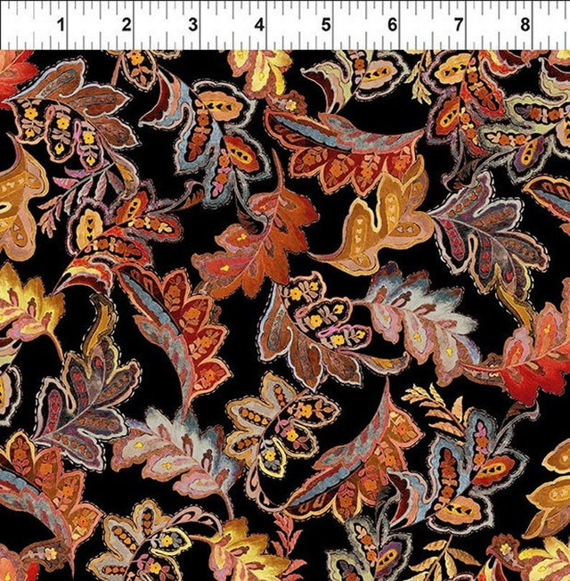 Quilting Cotton Autumn Splendor Patchwork Leaves
