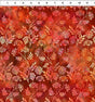 Quilting Cotton Floragraphix 5 Red Wildflower In the Beginning Fabrics